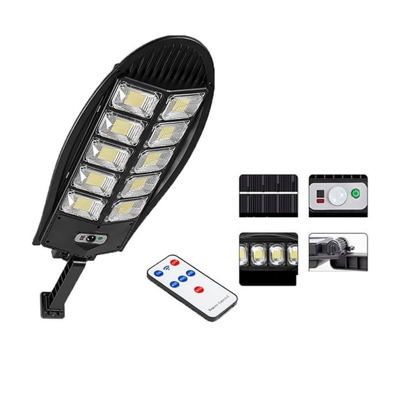 Solar Lights, 100000W 504LED Solar Street Light Outdoor Waterproof LED For Garden Wall Adjustable Angle Solar Lamp Built-in 10000mAH
--------
Super Bright & Energy Efficient