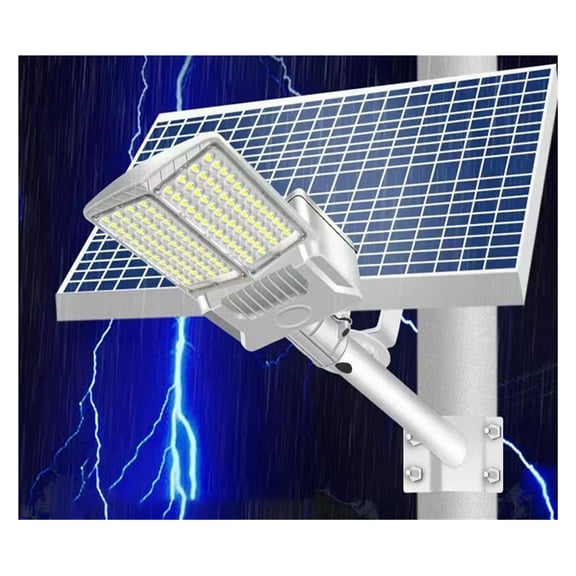 Solar Lights, 600000LM Solar Street Light Outdoor Aluminum Solar Street Light Garden Sunlight Remote Control Waterproof Solar Light
--------
Super Bright & Energy Efficient