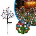 thumbnail image 1 of Solar Lights Americans Independence Day Red White Blue Five-pointed Star Tree Branch Lights Lawns Garden Festive Atmospheres Decorative Light String, 1 of 3