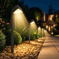 thumbnail image 1 of Outdoor Solar Lights, 8 Pack Solar Pathway Lights for Garden Walkway Yard Landscape Warm White, 1 of 6