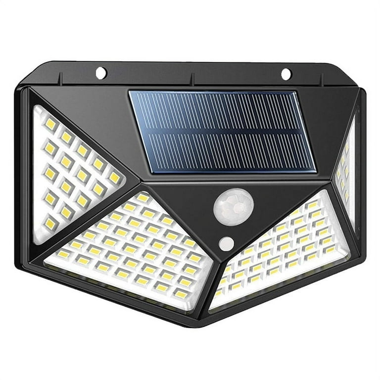 Solar Lights Outdoor 100 Led Super Bright Motion Sensor Light 270° Wide Angle Wireless Waterproof Security IP65 Wall Lights for Front Door, Yard, Garage, Deck, Pathway, Porch Solar Lights Outdoor 100 Led Super Bright Motion Sensor Light 270° Wide Angle Wireless Waterproof Security IP65 Wall Lights for Front Door, Yard, Garage, Deck, Pathway, Porch