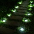thumbnail image 1 of Solar Lights Outdoor, 12 Pack Solar Lights for Outside, 8 LED Waterproof Landscape Lighting, Solar Powered In-Ground Lights for Garden Yard Lawn Patio Pathway Driveway Walkway (White), 1 of 7