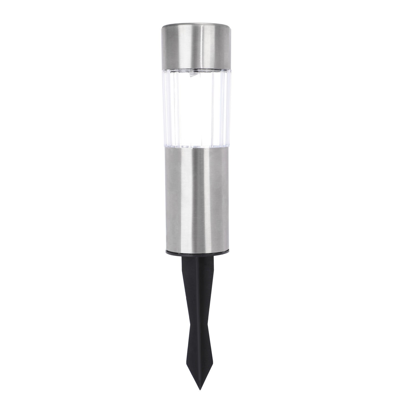 Solar Lights Outdoor, 1Pack Stainless Steel Outdoor Solar Lights