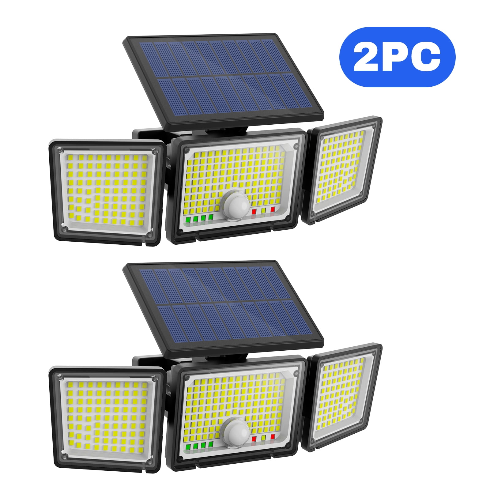 Solar Lights Outdoor-3000LM Motion, 286 LED Safety Light, 3 Modes ...