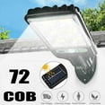 Solar Lights Outdoor 72 LED Motion Sensor Lights Cordless; IP65