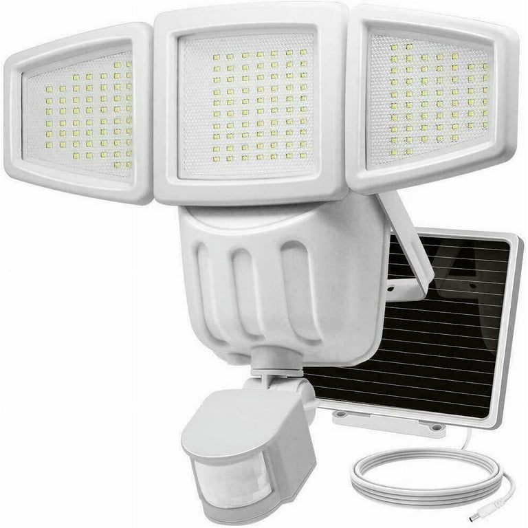 Costech Solar Motion Sensor Activate Light, 1000-Lumens LED Triple Head Outdoor Weatherproof Security lamp, Ultra-Bright Suitable For Patio, Yard Garden, Driveway Costech Solar Motion Sensor Activate Light, 1000-Lumens LED Triple Head Outdoor Weatherproof Security lamp, Ultra-Bright Suitable For Patio, Yard Garden, Driveway