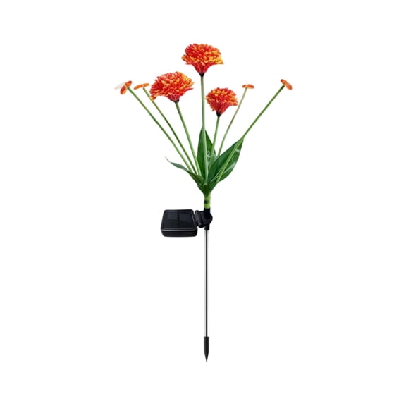 Solar Lights Outdoor Decorative, Artificial Flower Solar Stake Lights, Waterproof Backyard Yard Garden Landscape Decor