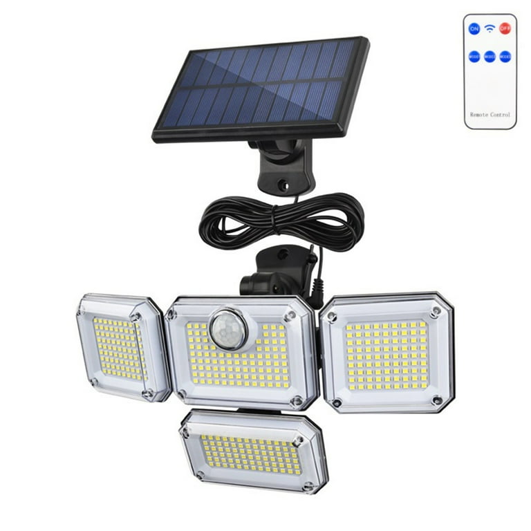 Solar panel with light sensor clearance