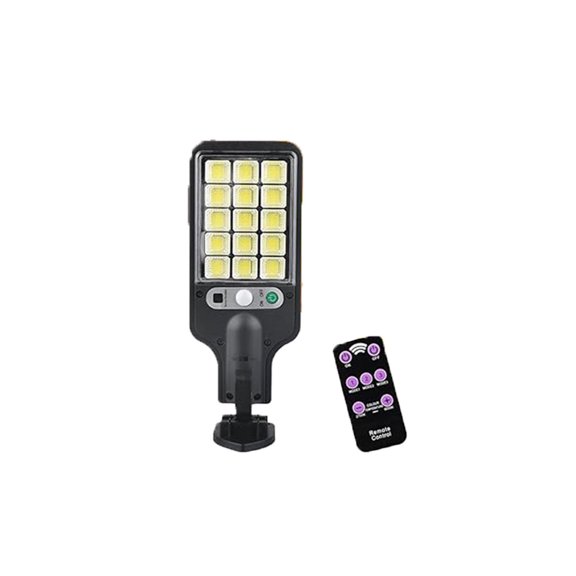 Solar Lights Outdoor with Motion Sensor, Dimmable Security Lights for Yard, Pir Activated Wall Lights with Remote Control for Patio Fence, Ip65 Waterproof