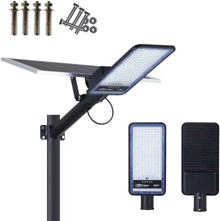 Solar Street Lights Outdoor 350W – 26000LM LED Flood Lights, IP67 Waterproof, With 16.4ft Cable