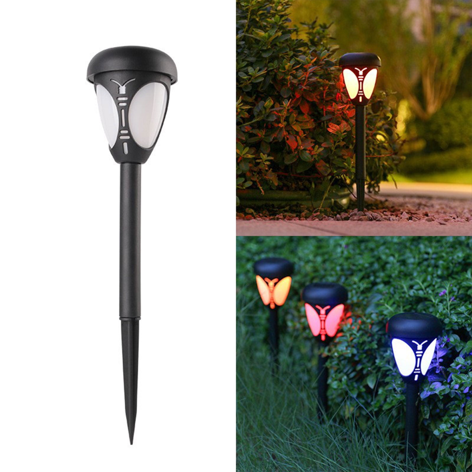 Solar Ground Lights Outdoor LED Disc | Solar Powered Inground Flat Step Lights Pathways Lawns Patios Sidewalks Gardens Bright Ip65 Waterproof Auto Sens