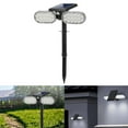 Solar Lights Outdoor, Solar Security Light, Stay On or Motion On/Off Mode, Dusk to Dawn