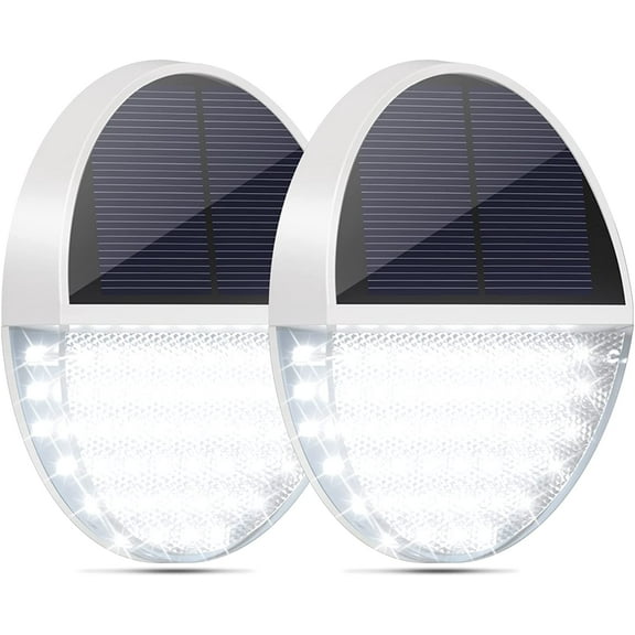 Solar Lights Outdoor,Solar Motion Sensor Lights, LED Solar Security Wireless Waterproof Lamps for Front Door, Porch, Patio, Pool, Stairs, Yard, and Fences (2 Pack, 48 LED)