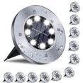 thumbnail interactive-video image 1 of IJIL Solar Lights Outdoor Waterproof, 12 Packs LED In-Ground Lights Outdoor Solar Lights for Yard Patio Garden Lawn Deck Outside Pathway Walkway Sidewalk, 1 of 8