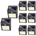 thumbnail image 1 of Solar Lights Outdoor Waterproof, LED Wireless Motion Sensor Outdoor Lights for Yard Garden Fence Deck Garage, 8Pack, 1 of 6