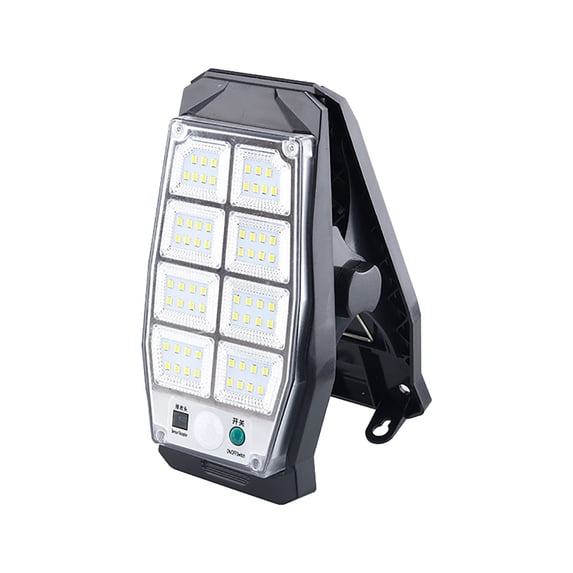 Solar Outdoor Lights Sand 19x10x9.5cm, High Brightness Clip Wall Lamp With 3 Modes For Courtyard