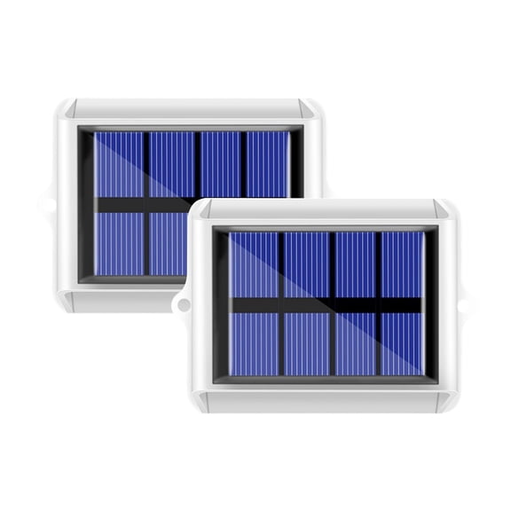 Solar Lights for Outside Hwkond Solar Wall Light UP And Down Illuminate Outdoor Sunlight Lamp IP65 Modern Decor for Home Garden Porchwhite Light Warm Light 2 Pack