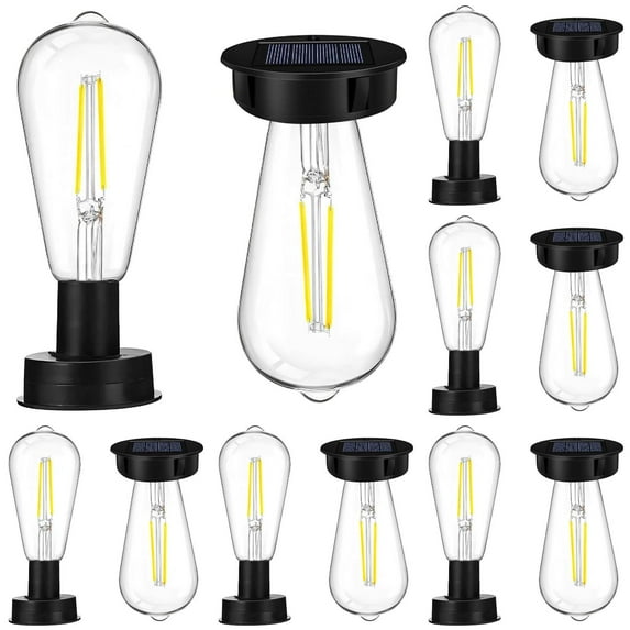 Solar Lights Replacement Solar Panel For Garden Lights 7 Cm Solar Lamps Replacement Parts Top With Bright LED Light Bulb Solar outside Christmas Lights Solar Christmas Lights Window Indoor Short