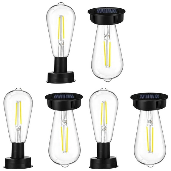 Solar Lights Replacement Solar Panel For Garden Lights 7 Cm Solar Lamps Replacement Parts Top With Bright LED Light Bulb Solar outside Christmas Lights Solar Christmas Lights Window Indoor Short