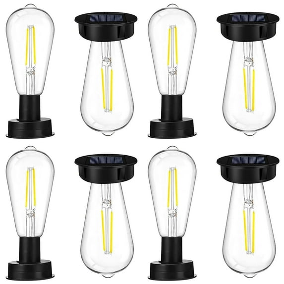 Solar Lights Replacement Solar Panel For Garden Lights 7 Cm Solar Lamps Replacement Parts Top With Bright LED Light Bulb Solar outside Christmas Lights Solar Christmas Lights Window Indoor Short