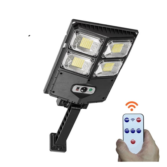 Solar Lights, Solar Street Lights Outdoor Waterproof 8000LM High Brightness Dusk To Dawn LED Lamp With Motion Sensor Remote Control For Garden
--------
Super Bright & Energy Efficient