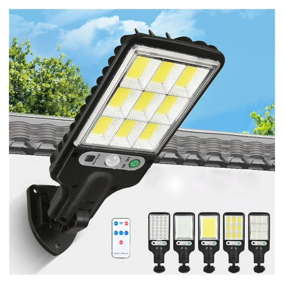 Solar Lights, Solar Street Lights Outdoor Wireless Solar Security Wall Light Motion Sensor With 3 Lighting Modes For Front Door Garden Yard
--------
Super Bright & Energy Efficient