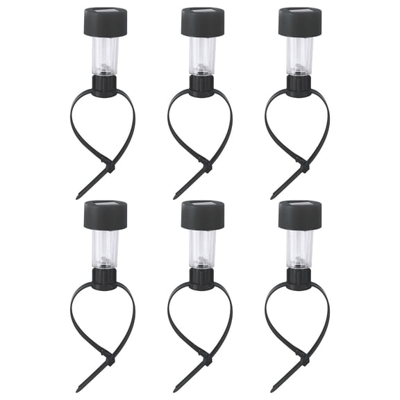 Solar Lights for Chain Link Fence, Above Ground Pool Lights Solar Powered 6 Pcs Waterproof LED Night Light For Backyard Fence Trampoline