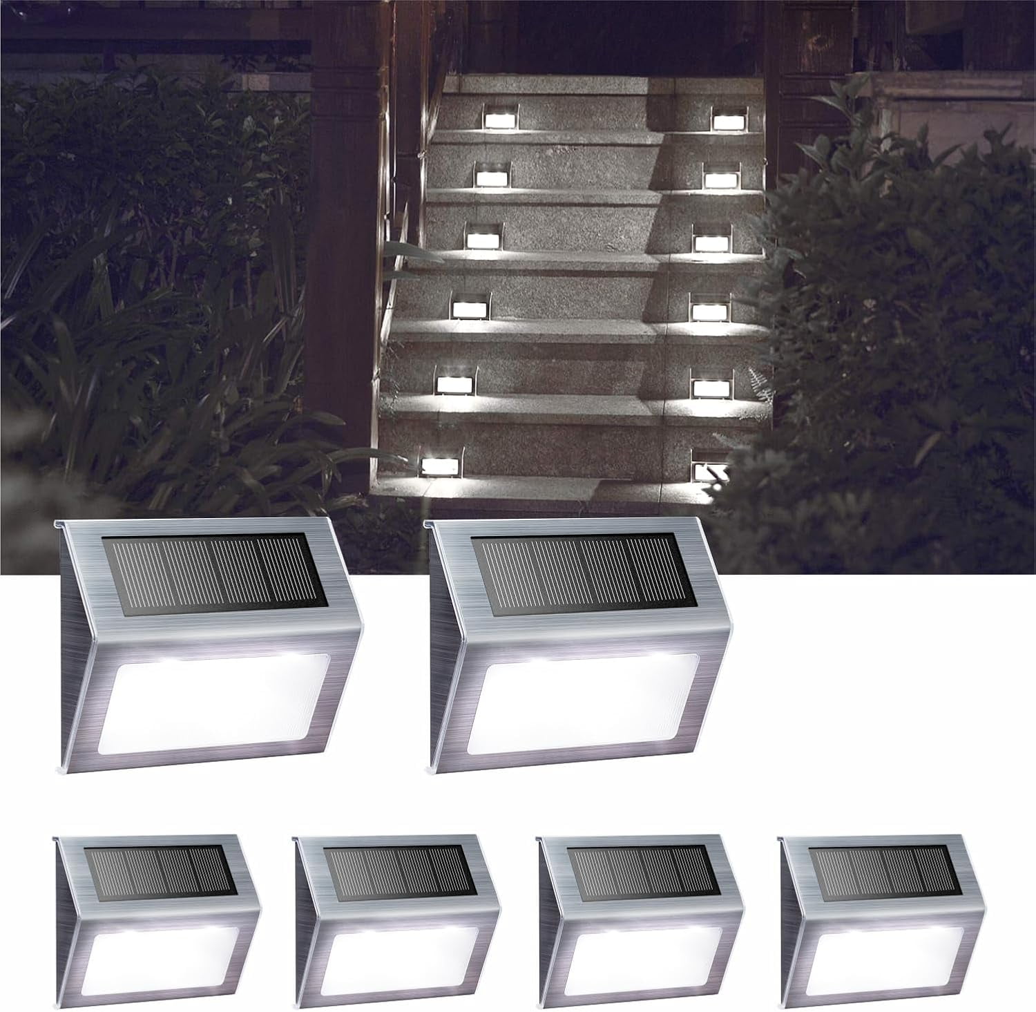 Solar Step Lights Outdoor IP68 Waterproof 4PCS Solar Step Lights Outdoor IP68 Waterproof 4PCS