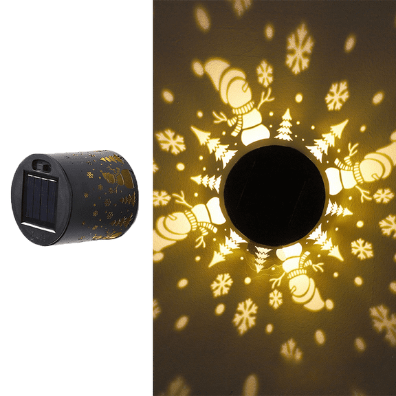 Solar Mandala Wall Lamp Outdoor LED Waterproof Fence Lamp for Garden Lawn Estate Porch Corridor Courtyard Decoration Wall Light