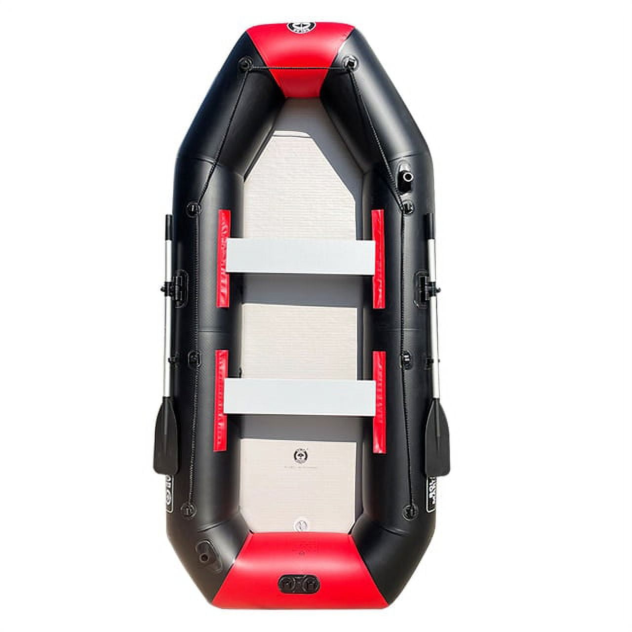 Solar Marine 2.7 M 4 Person PVC Inflatable Boat Fishing Kayak