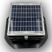 Solar Mega RoofBlaster 2.0 with Brown Vent | Solar Attic Vent | Solar Roof Vent | Solar Roof Attic Fan | New & Improved Design