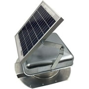 Solar Mega RoofBlaster Adjustable for 3.5  ribbed Conex Shipping Containers Galvanized | Solar Roof Vent | Solar Roof Fan | Shipping Container Exhaust Fan | Get rid of hot air with the suns power