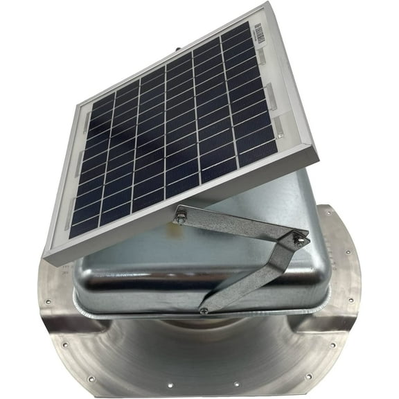 Solar Mega RoofBlaster for Conex Shipping Containers with 6.5" ribs-Galvanized (adjustabled) | Solar-powered Vent Fan
