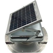 Solar Mega RoofBlaster for Conex Shipping Containers with 6.5" ribs-Galvanized adjustabled | Solar-powered Vent Fan