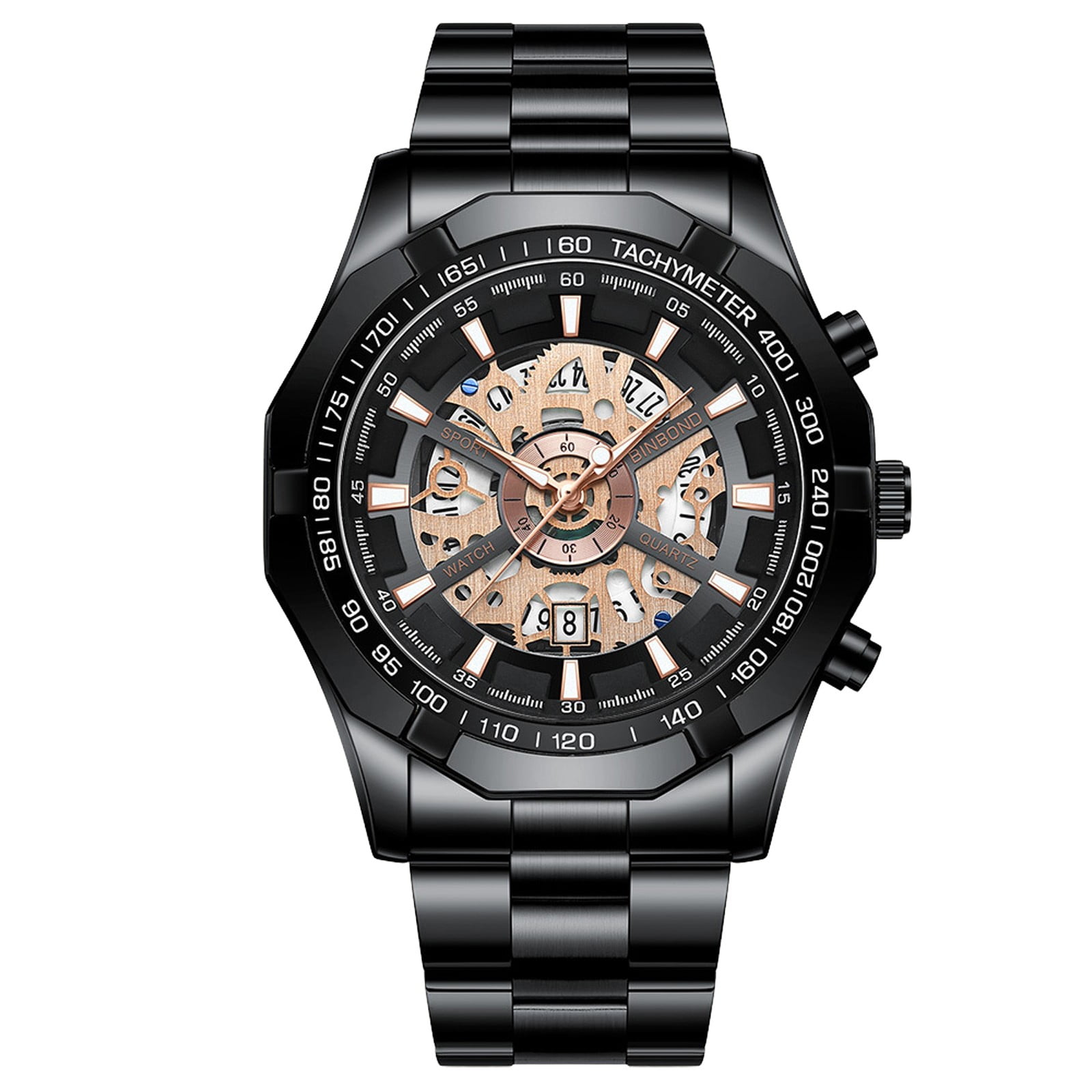 Solar Mens Watch Womens Running Watch Woman to My Son Watch Stainless