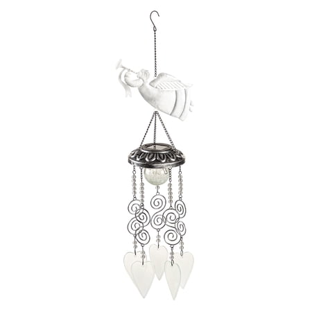 Solar Metallic Angel Windchime