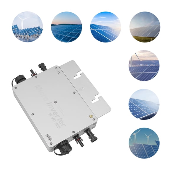 Solar Micro Inverter, 600W Input with MPPT, IP65 Waterproof Rating, Multiple Protections, for Residential & Commercial Use