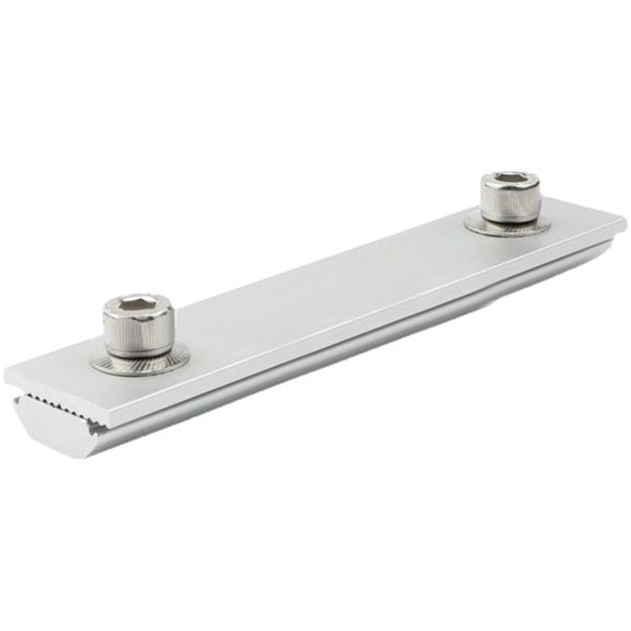 Solar Module Rails Profile Connectors Aluminium Mounting Connection Photovoltaic Bracket Guide Rail Connector 14cm