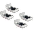 thumbnail image 1 of Solar Motion Light 16 LEDs Auto On/Off Security Wireless for Outdoor Garden Wall Fence Step Driveway Stairs Gutter Yard Patio Pool lights(White Light, 4-Pack), 1 of 6