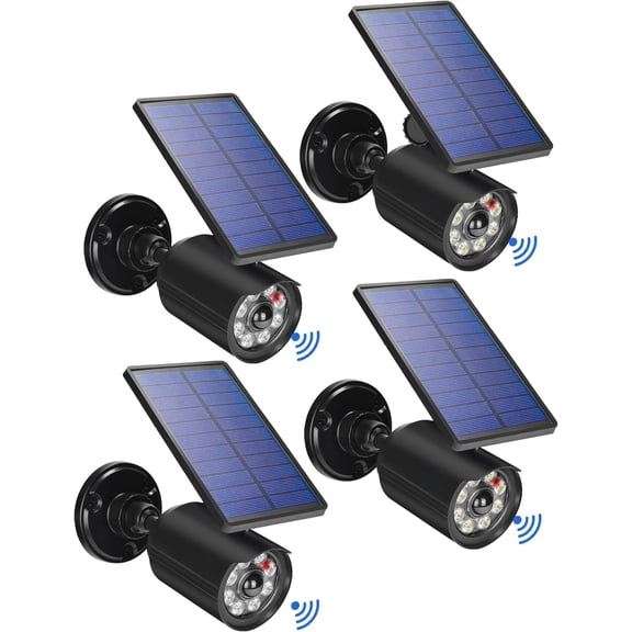 Solar Motion Lights Outdoor IP67 Flood Lights 1800LM 3600mAh for Garage, Driveway, Path, Patio, Front Door, Landscape 4