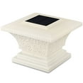 thumbnail image 1 of Solar Post Lights Outdoor, LED Deck Fence Cap Light for 4x4 5x5 6x6 Posts Patio Garden Decoration Warm Lighting, 1 of 7