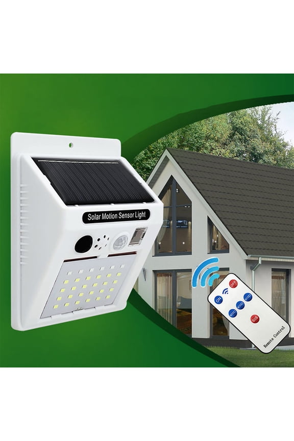 Solar Motion Sensor Alarm Light Outdoor Security Floodlight with 3 Modes Sound Siren & LED Alert Anti-Theft Device for Yard Farm Garden Driveway 120dB Wireless IP65 Waterproof