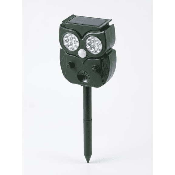Solar Motion Sensor Alarm, Wireless, Waterproof with LED Flash Light and Sound Warning
