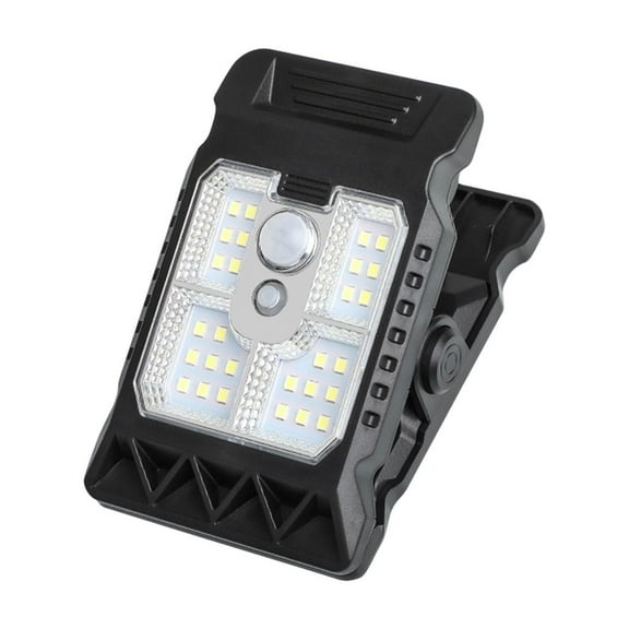 Solar Motion Sensor Lights Outdoor Clip on Solar Lights Outdoor Waterproof, High Bright Solar Powered Security Lights for Outside Gutters Fence Garage Chain Link Camping
