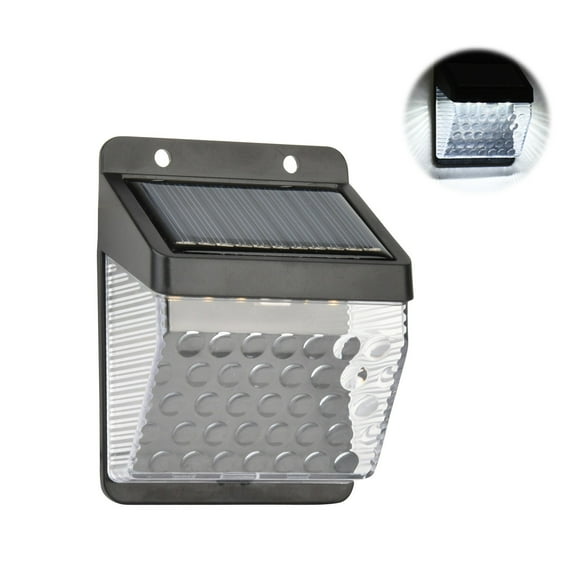 Solar Motion Sensor Outdoor Garden Light - Waterproof ABS LED Security Lamp with High-Efficiency Solar Panel, Adjustable Brightness & Long Working Hours