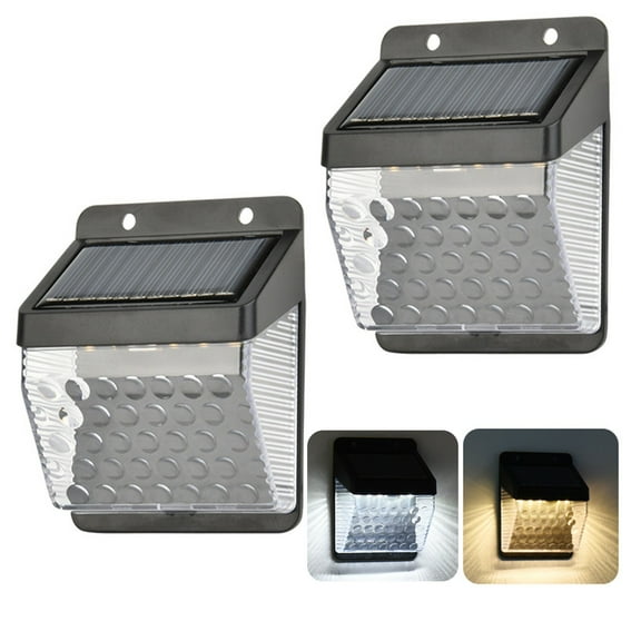 Solar Motion Sensor Outdoor Light | 118650 Battery, Polycrystalline Panel, 270° Wide Angle | IP65 Waterproof ABS, Wall Mount | Garden, Driveway, Security Yard Light 3-5m Detection