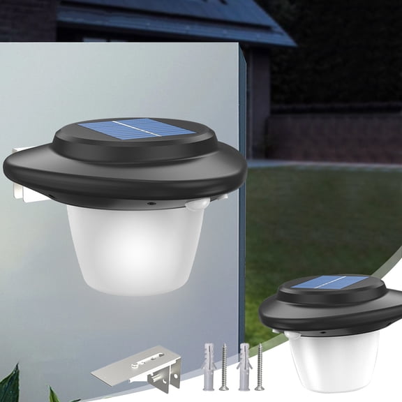 Solar Motion Sensor Outdoor Lights, LED Security Wall Lights Solar Powered 3 Modes, IP65 Waterproof for Fence Yard Garage Patio Front Door, 1 Pack