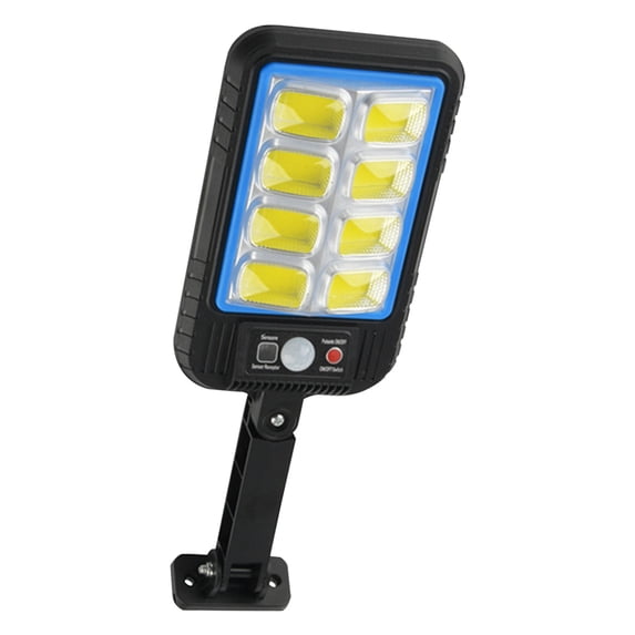 Solar Motion Sensor Wall Light, Dusk To Dawn Outdoor Lighting, Adjustable 3 Modes with Remote, Waterproof Led Security Light for Garage, Patio, Garden