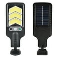 thumbnail image 1 of Solar Motion Sensor Wall Lights Outdoor Security,Solar Powered Led Lighting With Remote Control Function,Three Intelligent Lighting Modes Wide Detection Range,Waterproof Fence Yard Safety Lighting, 1 of 9