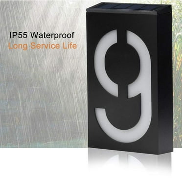 Solar Number Light,Solar House Number,Address Sign Light,Solar Powered Number Lights,Solar Door Number Sign,Address Number Plaque,House Number Sign,Wall Mounted Sign Number